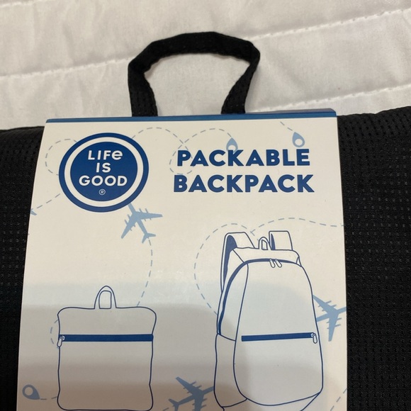 Life is Good Packable Backpack NWT - Picture 6 of 7